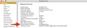 تقرير نظام الرقم التسلسلي لـ Six Ways Macbook